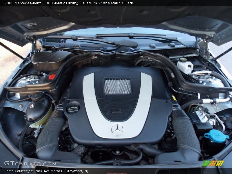 Palladium Silver Metallic / Black 2008 Mercedes-Benz C 300 4Matic Luxury