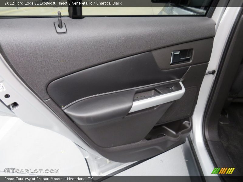 Ingot Silver Metallic / Charcoal Black 2012 Ford Edge SE EcoBoost