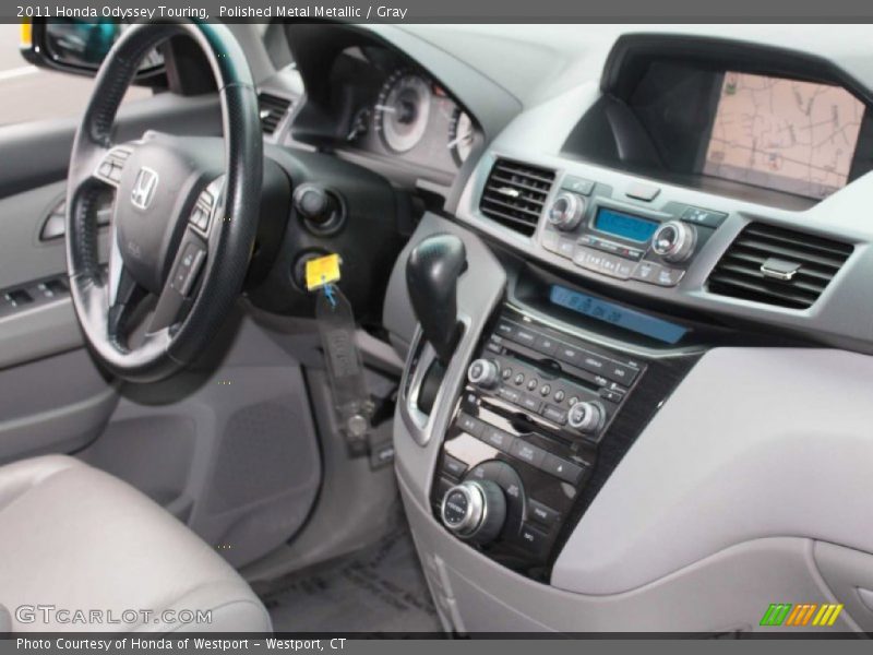 Polished Metal Metallic / Gray 2011 Honda Odyssey Touring