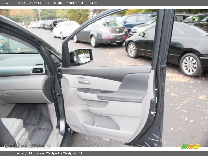 Polished Metal Metallic / Gray 2011 Honda Odyssey Touring