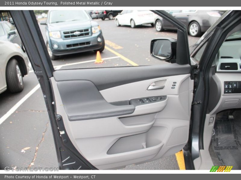 Polished Metal Metallic / Gray 2011 Honda Odyssey Touring