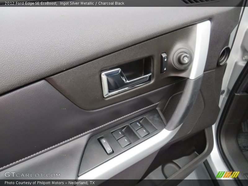 Ingot Silver Metallic / Charcoal Black 2012 Ford Edge SE EcoBoost