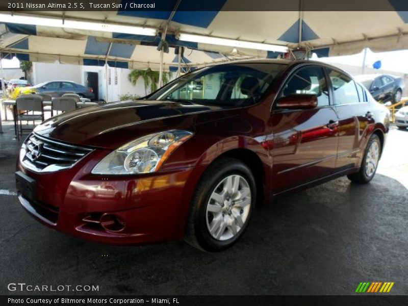 Tuscan Sun / Charcoal 2011 Nissan Altima 2.5 S