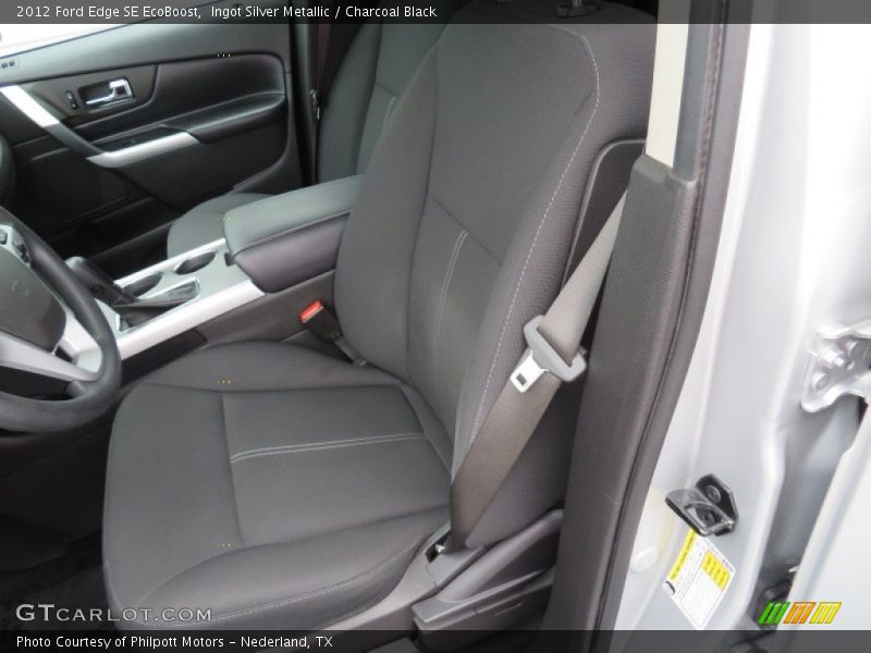 Ingot Silver Metallic / Charcoal Black 2012 Ford Edge SE EcoBoost