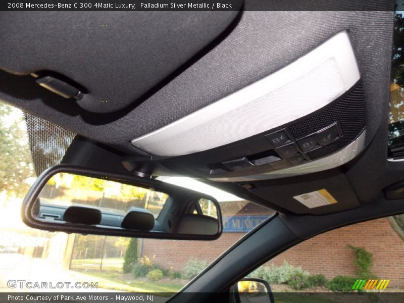 Palladium Silver Metallic / Black 2008 Mercedes-Benz C 300 4Matic Luxury