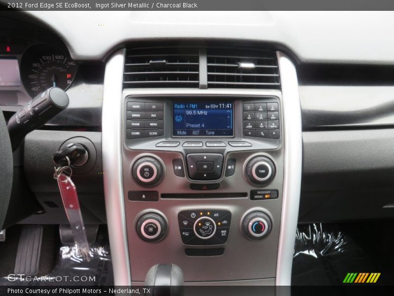 Ingot Silver Metallic / Charcoal Black 2012 Ford Edge SE EcoBoost