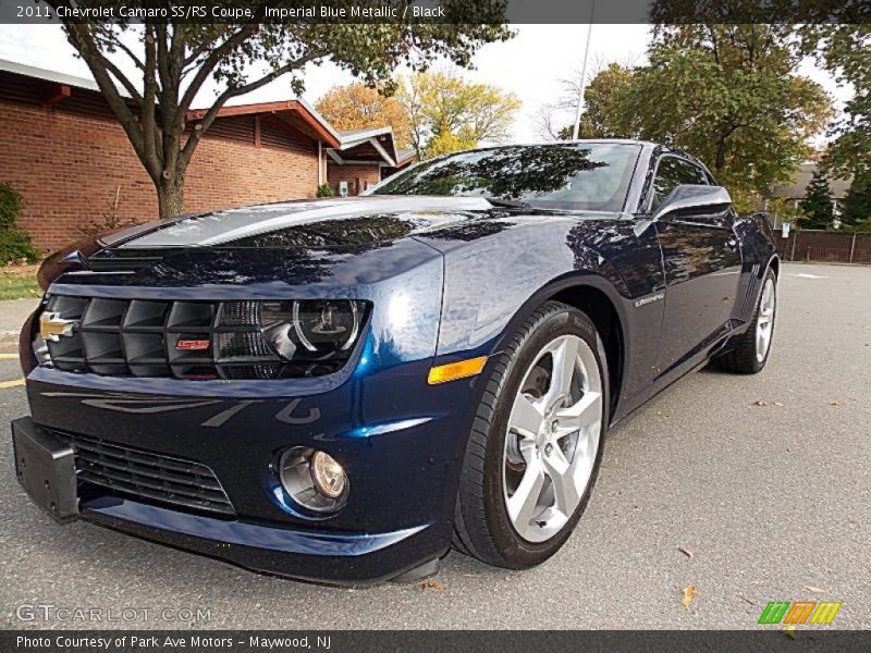 Imperial Blue Metallic / Black 2011 Chevrolet Camaro SS/RS Coupe