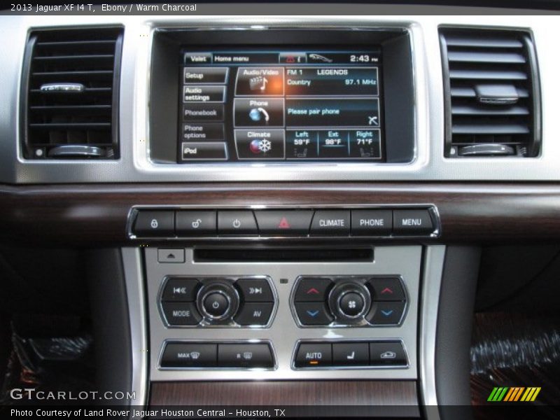 Ebony / Warm Charcoal 2013 Jaguar XF I4 T