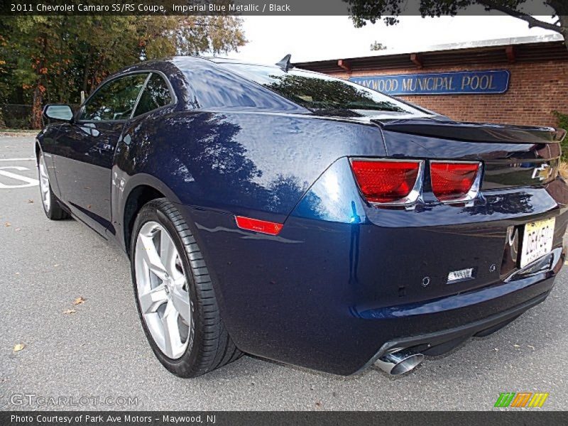 Imperial Blue Metallic / Black 2011 Chevrolet Camaro SS/RS Coupe