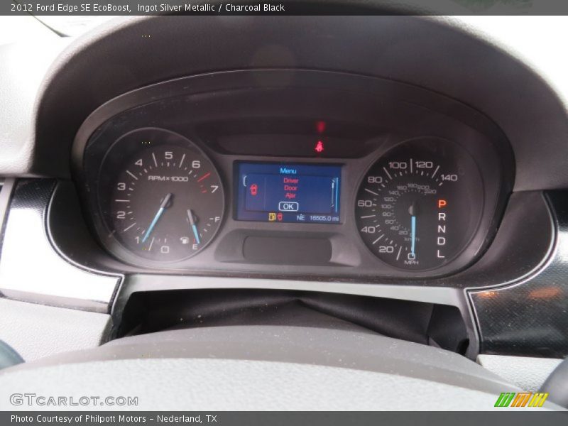 Ingot Silver Metallic / Charcoal Black 2012 Ford Edge SE EcoBoost