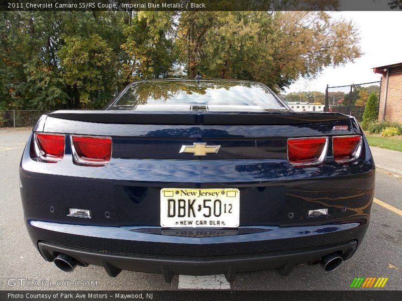 Imperial Blue Metallic / Black 2011 Chevrolet Camaro SS/RS Coupe