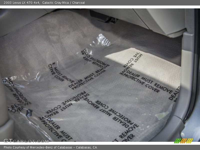 Galactic Gray Mica / Charcoal 2003 Lexus LX 470 4x4