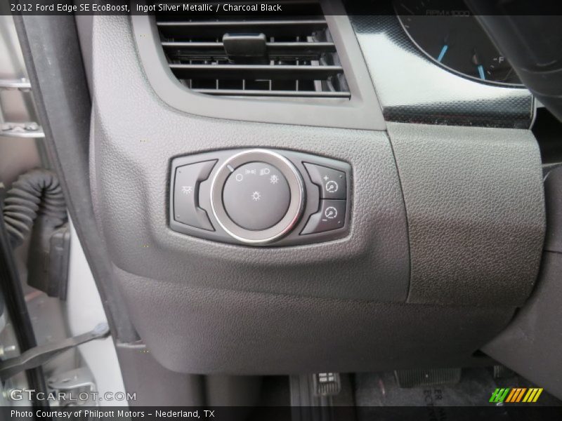Ingot Silver Metallic / Charcoal Black 2012 Ford Edge SE EcoBoost