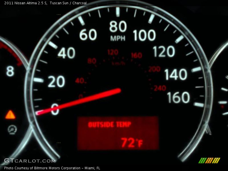 Tuscan Sun / Charcoal 2011 Nissan Altima 2.5 S
