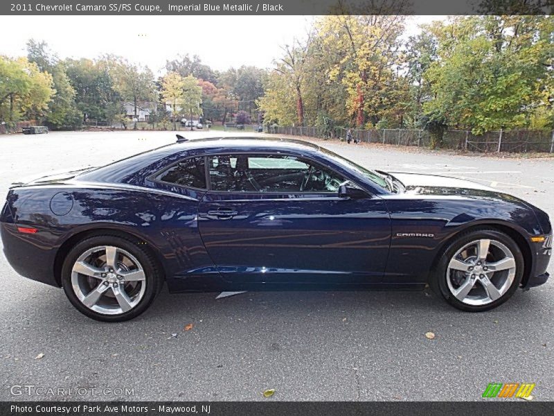 Imperial Blue Metallic / Black 2011 Chevrolet Camaro SS/RS Coupe
