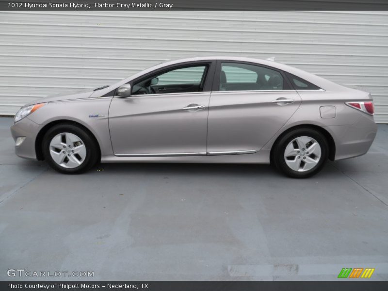 Harbor Gray Metallic / Gray 2012 Hyundai Sonata Hybrid