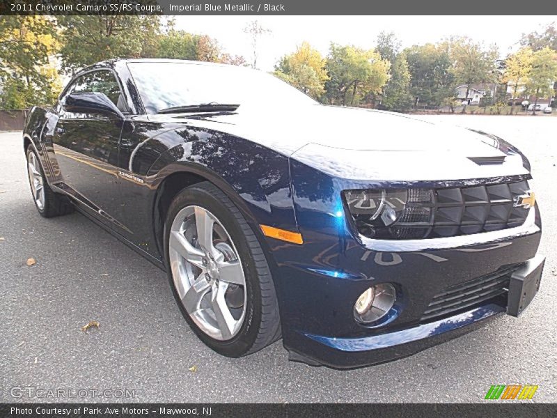 Imperial Blue Metallic / Black 2011 Chevrolet Camaro SS/RS Coupe