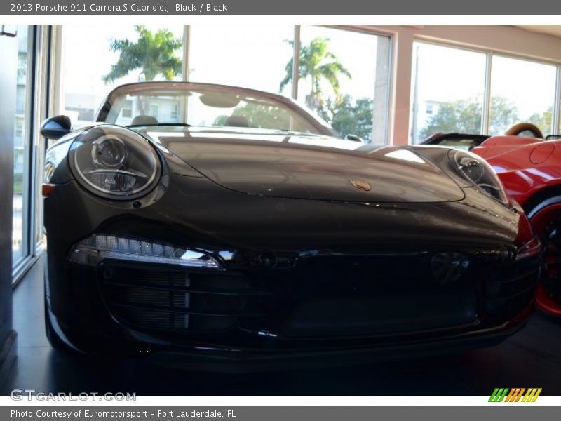 Black / Black 2013 Porsche 911 Carrera S Cabriolet