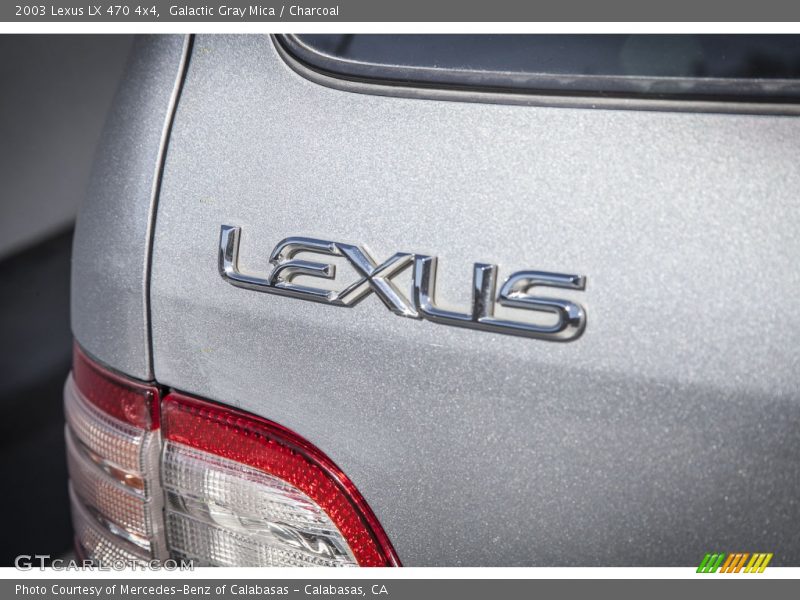 Galactic Gray Mica / Charcoal 2003 Lexus LX 470 4x4