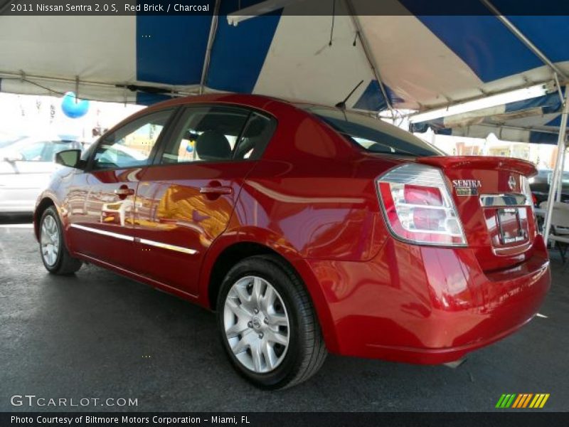 Red Brick / Charcoal 2011 Nissan Sentra 2.0 S