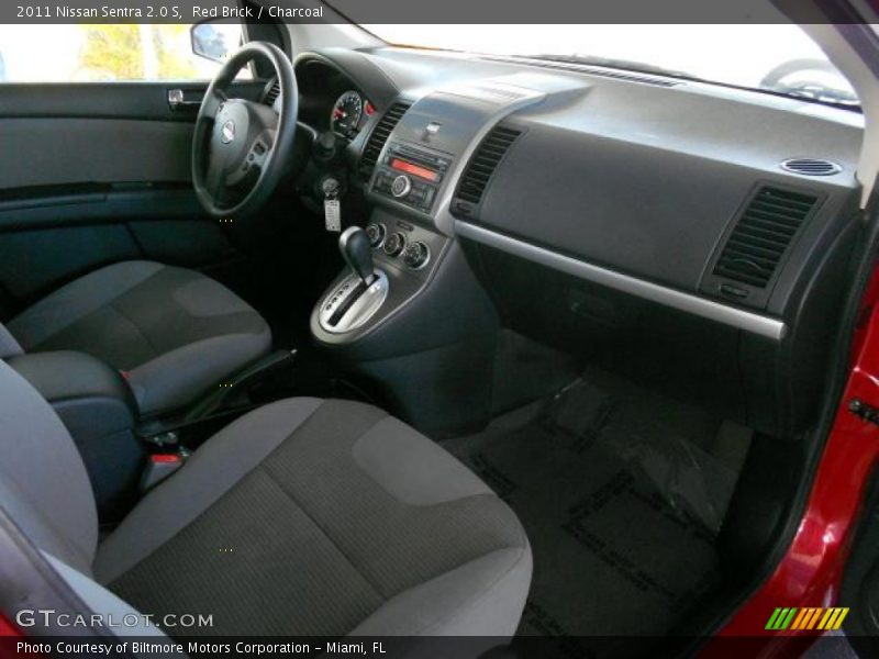 Red Brick / Charcoal 2011 Nissan Sentra 2.0 S