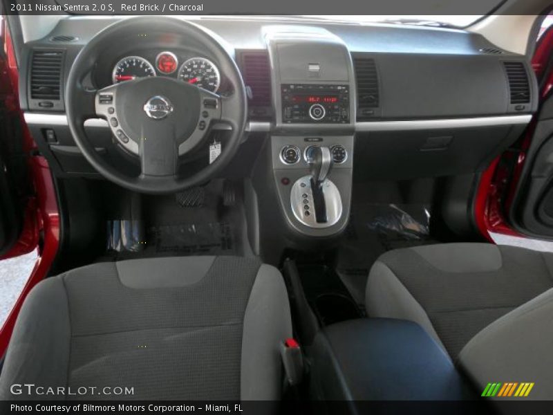 Red Brick / Charcoal 2011 Nissan Sentra 2.0 S