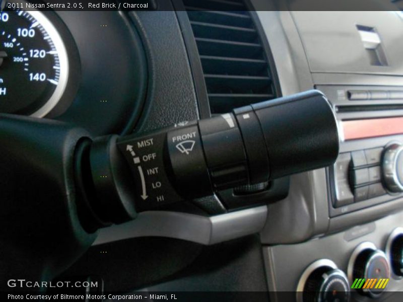 Red Brick / Charcoal 2011 Nissan Sentra 2.0 S