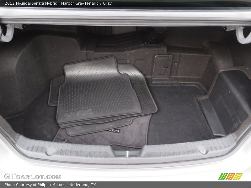 Harbor Gray Metallic / Gray 2012 Hyundai Sonata Hybrid