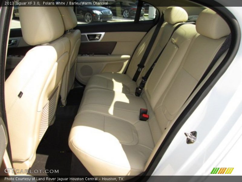 Polaris White / Barley/Warm Charcoal 2013 Jaguar XF 3.0
