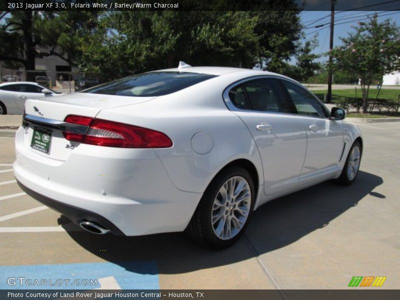 Polaris White / Barley/Warm Charcoal 2013 Jaguar XF 3.0