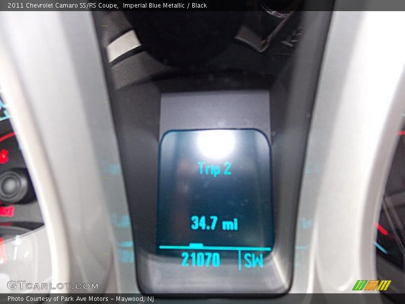 Imperial Blue Metallic / Black 2011 Chevrolet Camaro SS/RS Coupe