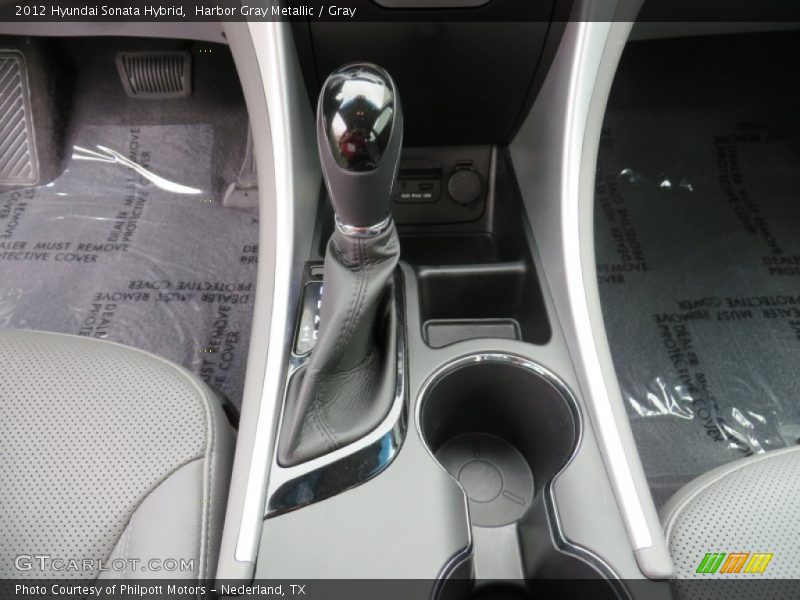 Harbor Gray Metallic / Gray 2012 Hyundai Sonata Hybrid