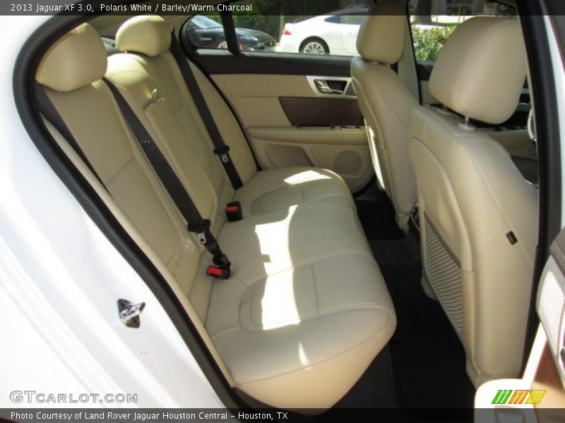 Polaris White / Barley/Warm Charcoal 2013 Jaguar XF 3.0