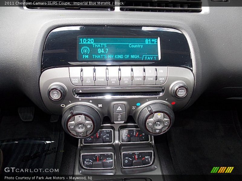 Imperial Blue Metallic / Black 2011 Chevrolet Camaro SS/RS Coupe
