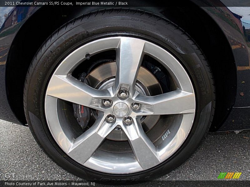 Imperial Blue Metallic / Black 2011 Chevrolet Camaro SS/RS Coupe