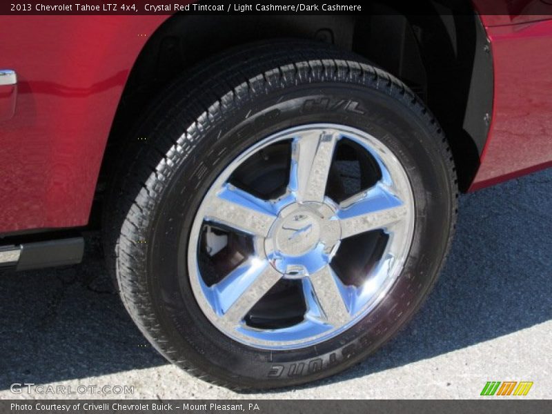 Crystal Red Tintcoat / Light Cashmere/Dark Cashmere 2013 Chevrolet Tahoe LTZ 4x4