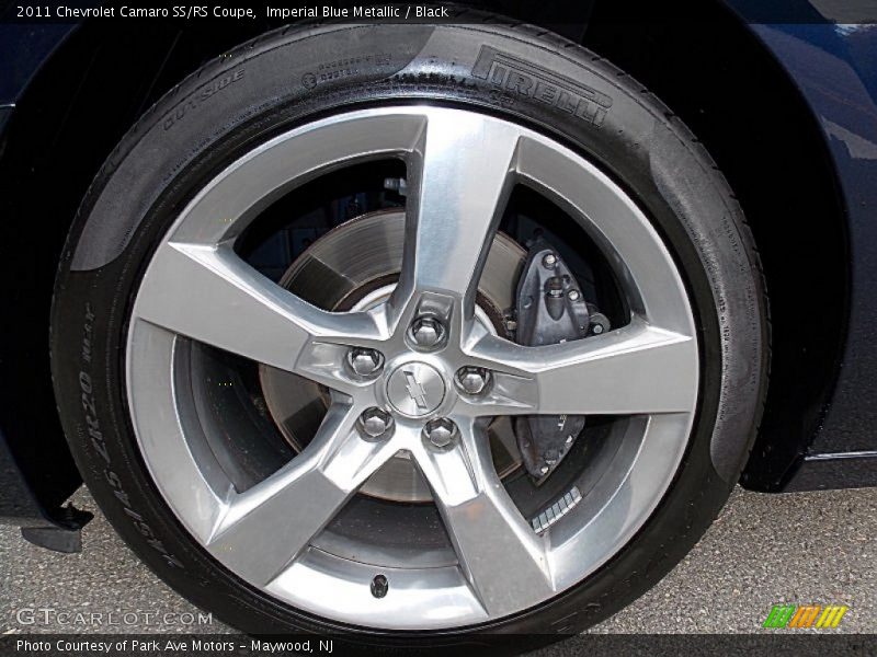 Imperial Blue Metallic / Black 2011 Chevrolet Camaro SS/RS Coupe