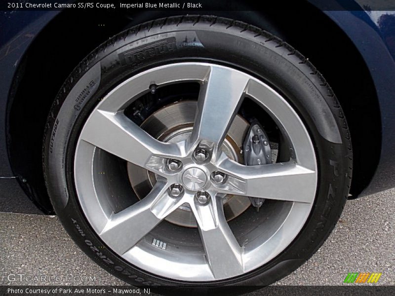 Imperial Blue Metallic / Black 2011 Chevrolet Camaro SS/RS Coupe
