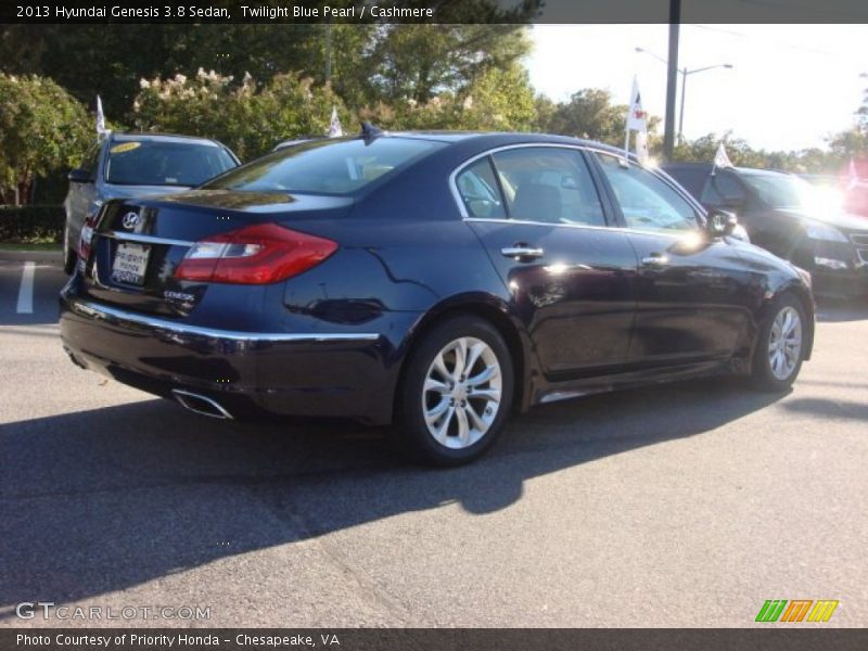 Twilight Blue Pearl / Cashmere 2013 Hyundai Genesis 3.8 Sedan