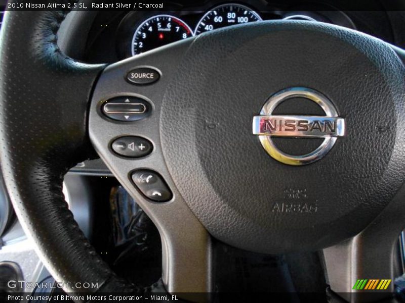 Radiant Silver / Charcoal 2010 Nissan Altima 2.5 SL