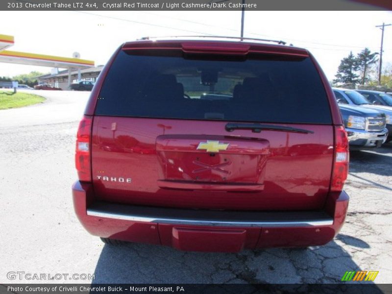 Crystal Red Tintcoat / Light Cashmere/Dark Cashmere 2013 Chevrolet Tahoe LTZ 4x4