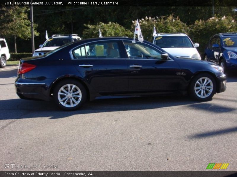 Twilight Blue Pearl / Cashmere 2013 Hyundai Genesis 3.8 Sedan