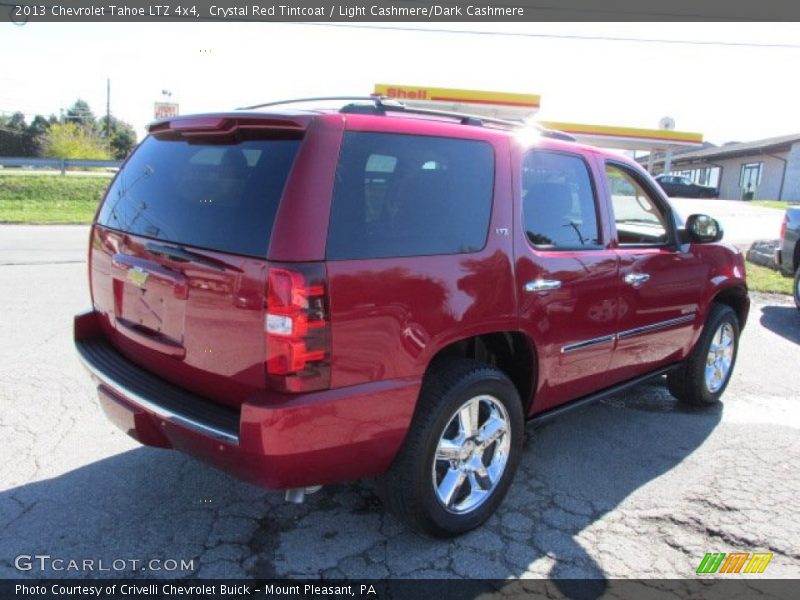 Crystal Red Tintcoat / Light Cashmere/Dark Cashmere 2013 Chevrolet Tahoe LTZ 4x4