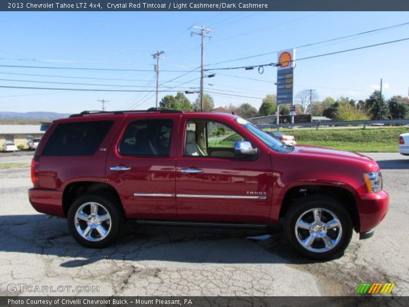 Crystal Red Tintcoat / Light Cashmere/Dark Cashmere 2013 Chevrolet Tahoe LTZ 4x4