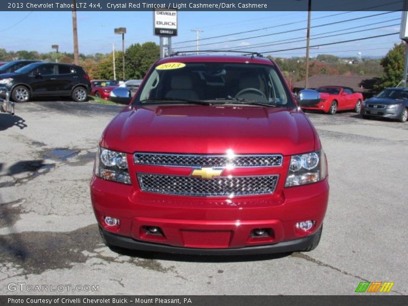 Crystal Red Tintcoat / Light Cashmere/Dark Cashmere 2013 Chevrolet Tahoe LTZ 4x4