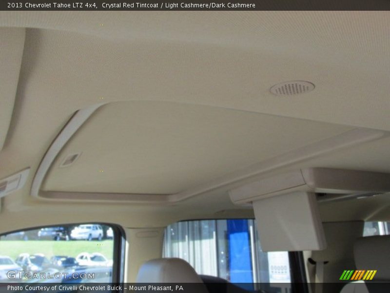 Crystal Red Tintcoat / Light Cashmere/Dark Cashmere 2013 Chevrolet Tahoe LTZ 4x4