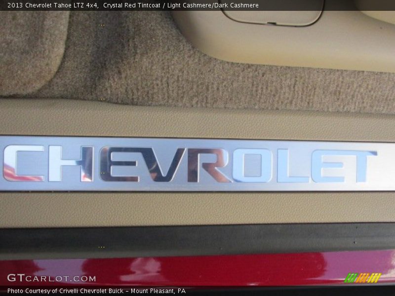 Crystal Red Tintcoat / Light Cashmere/Dark Cashmere 2013 Chevrolet Tahoe LTZ 4x4