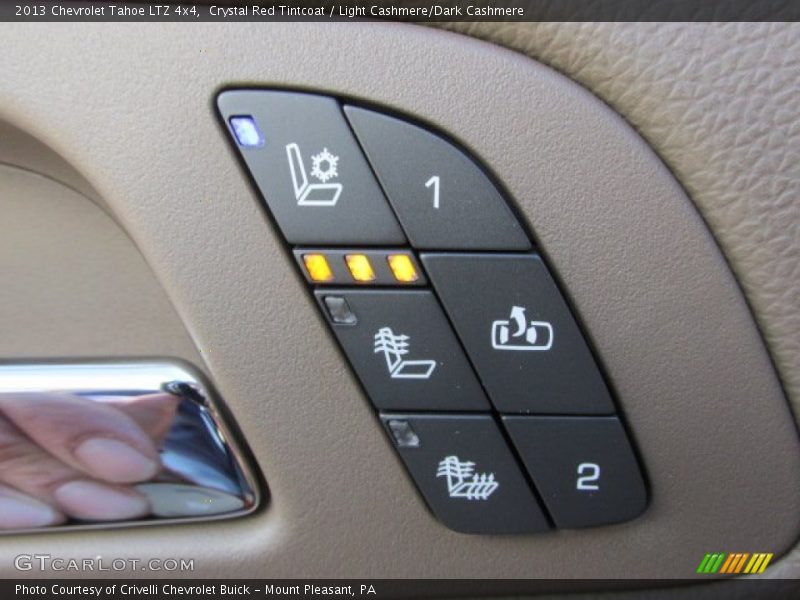 Crystal Red Tintcoat / Light Cashmere/Dark Cashmere 2013 Chevrolet Tahoe LTZ 4x4
