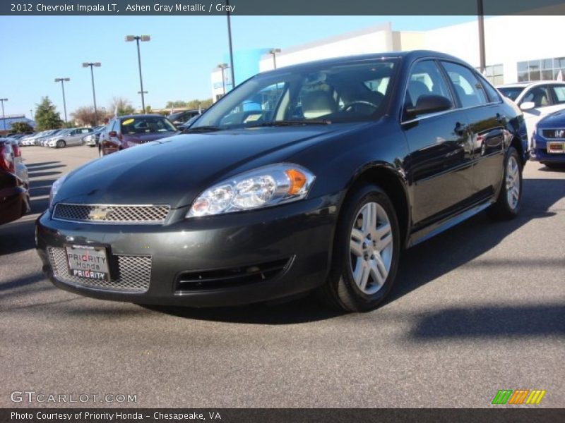 Ashen Gray Metallic / Gray 2012 Chevrolet Impala LT