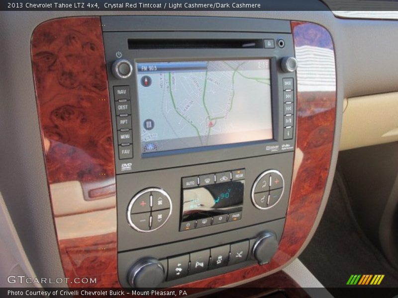 Crystal Red Tintcoat / Light Cashmere/Dark Cashmere 2013 Chevrolet Tahoe LTZ 4x4